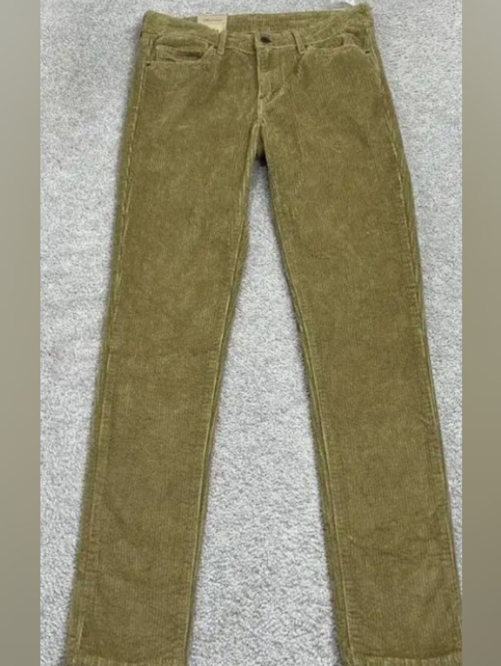 Levi's Olive Green Corduroy Skinny Pants NWT! 29x30 Womans